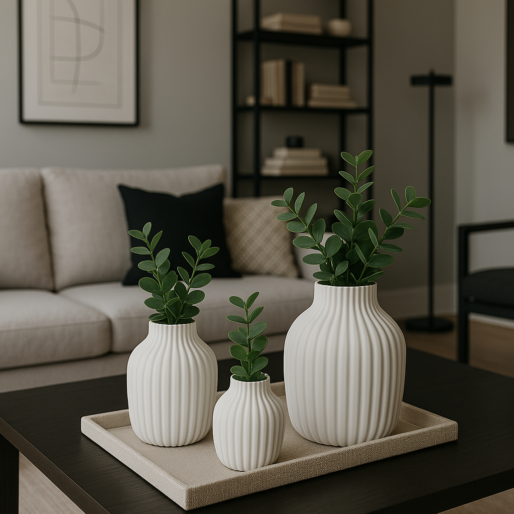 Kit de Vasos Decorativos Lume – Para Sala, Quarto, Escritório  Vaso Pequeno para Plantas A...