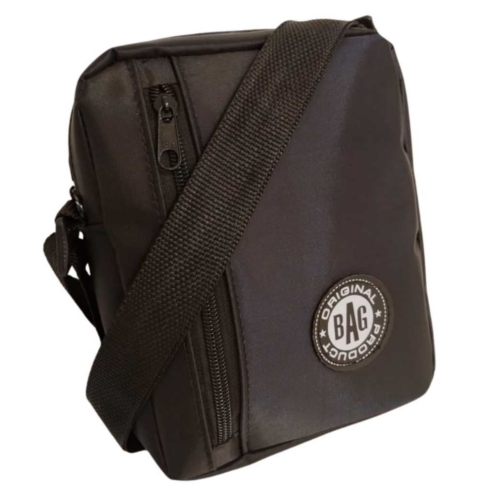 Bolsa Shoulder Bag Pequena Transversal Nylon Impermeável mini bolsa necessaire pochete de peito alça regulável Top