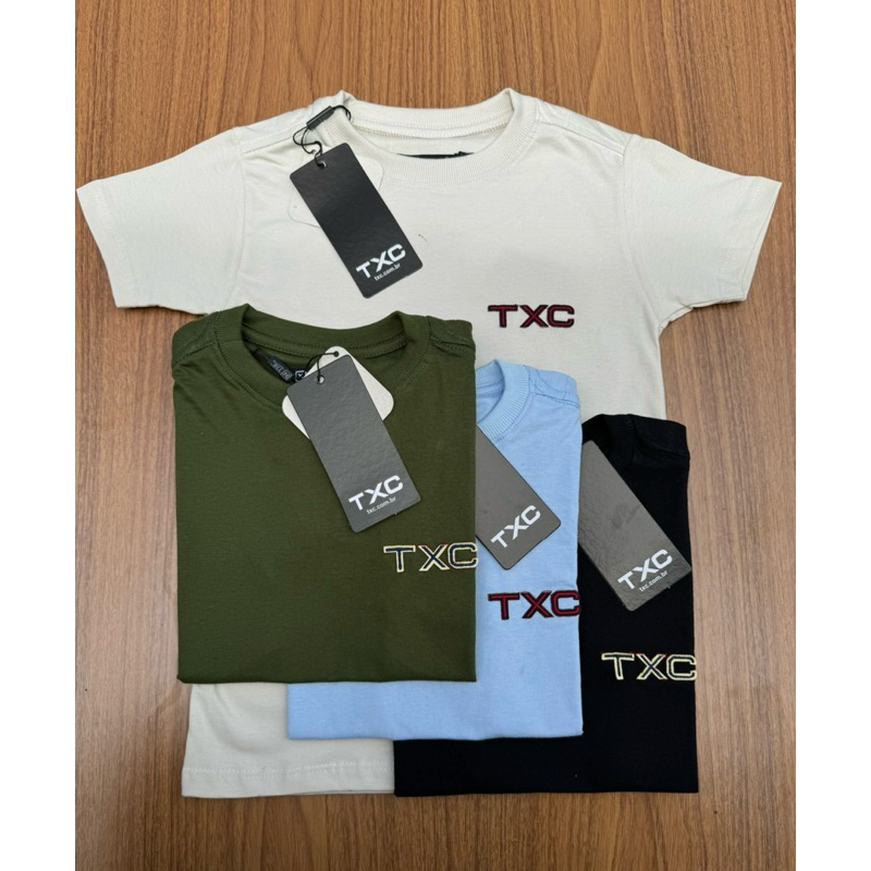 kit 3 camisetas infantil sortida gola o manga curta masculino