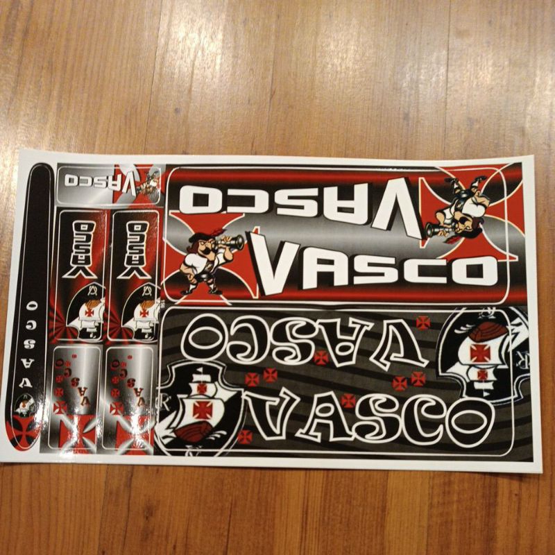 Adesivo Bicicleta Vasco Time de Futebol Bike