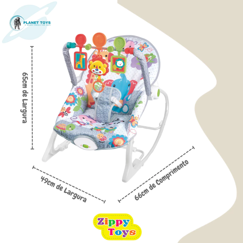 Cadeira de Balanço e Descanso Zippy Toys — foto 7