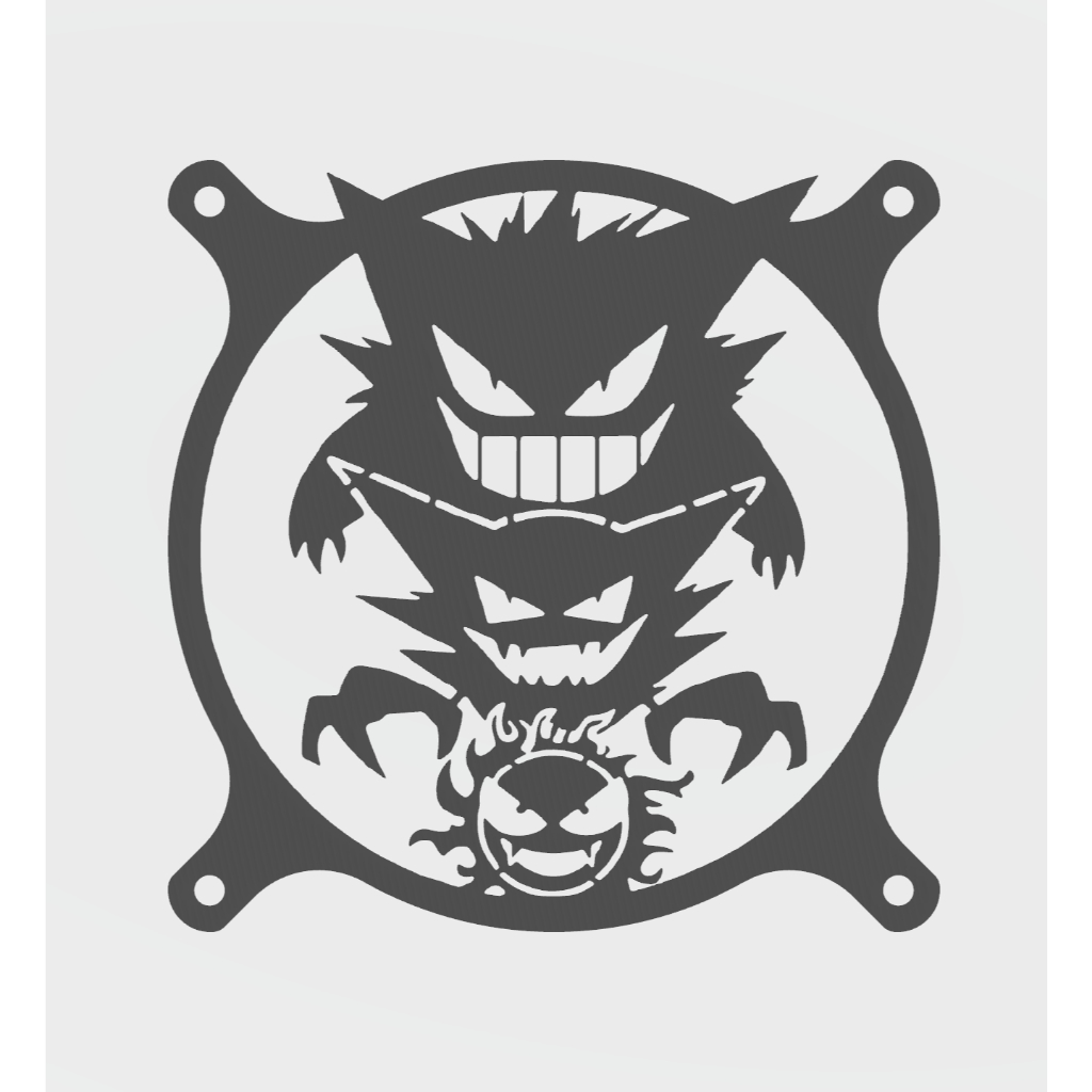 Grade Fan / Fan Grid Pokemons 120mm — imagem 2 de 2