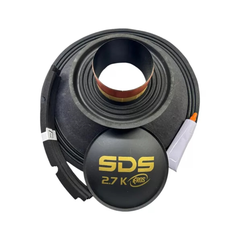 Kit Reparo Original Eros E18 SDS 2.7k 1350w Rms 8 Ohms 18 Polegadas Alto Falante Subwoofer