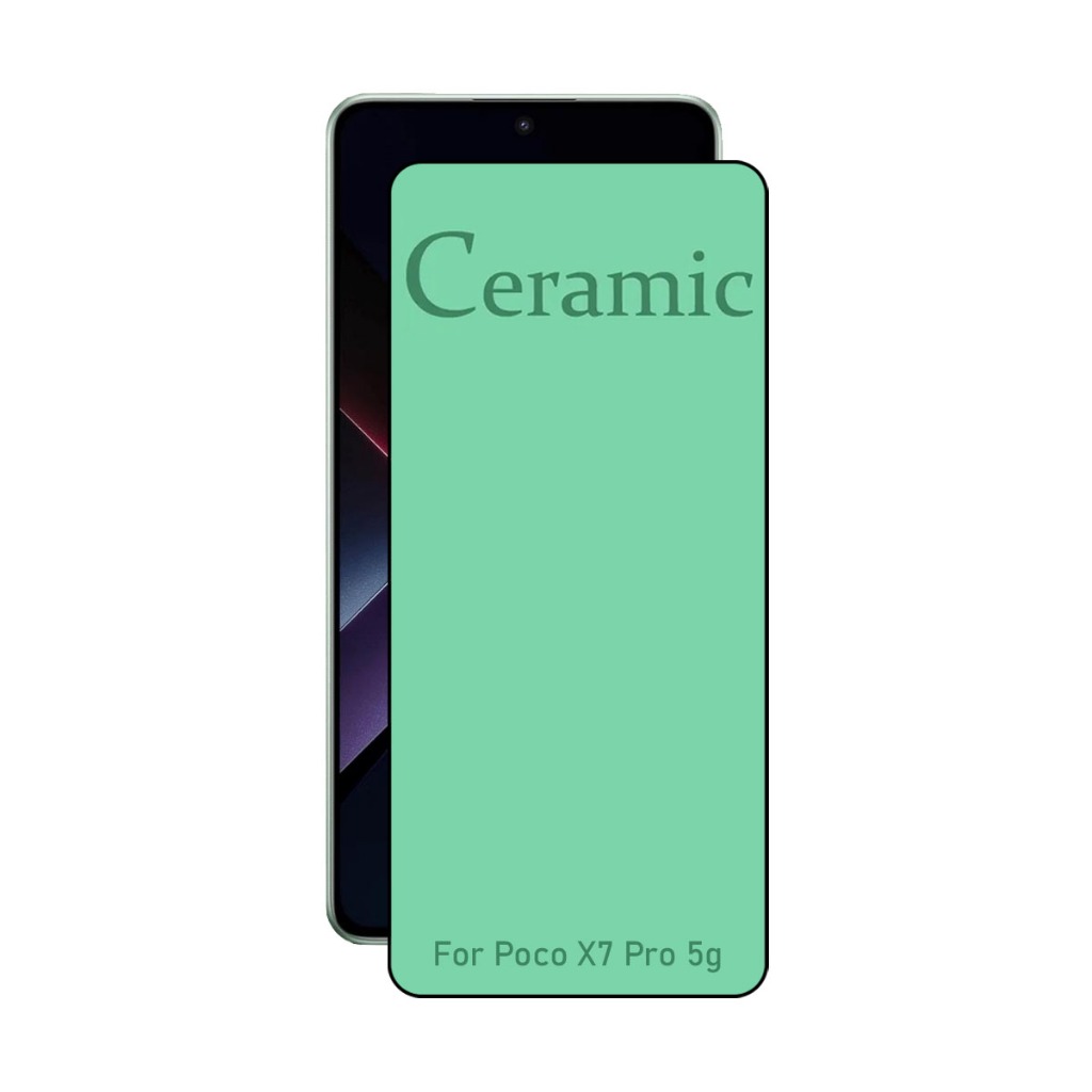 Kit Para Xiaomi X7 Pro 5g | Película de Cerâmica - Capa Anti Shock - Película da Câmera 3D - detalhe