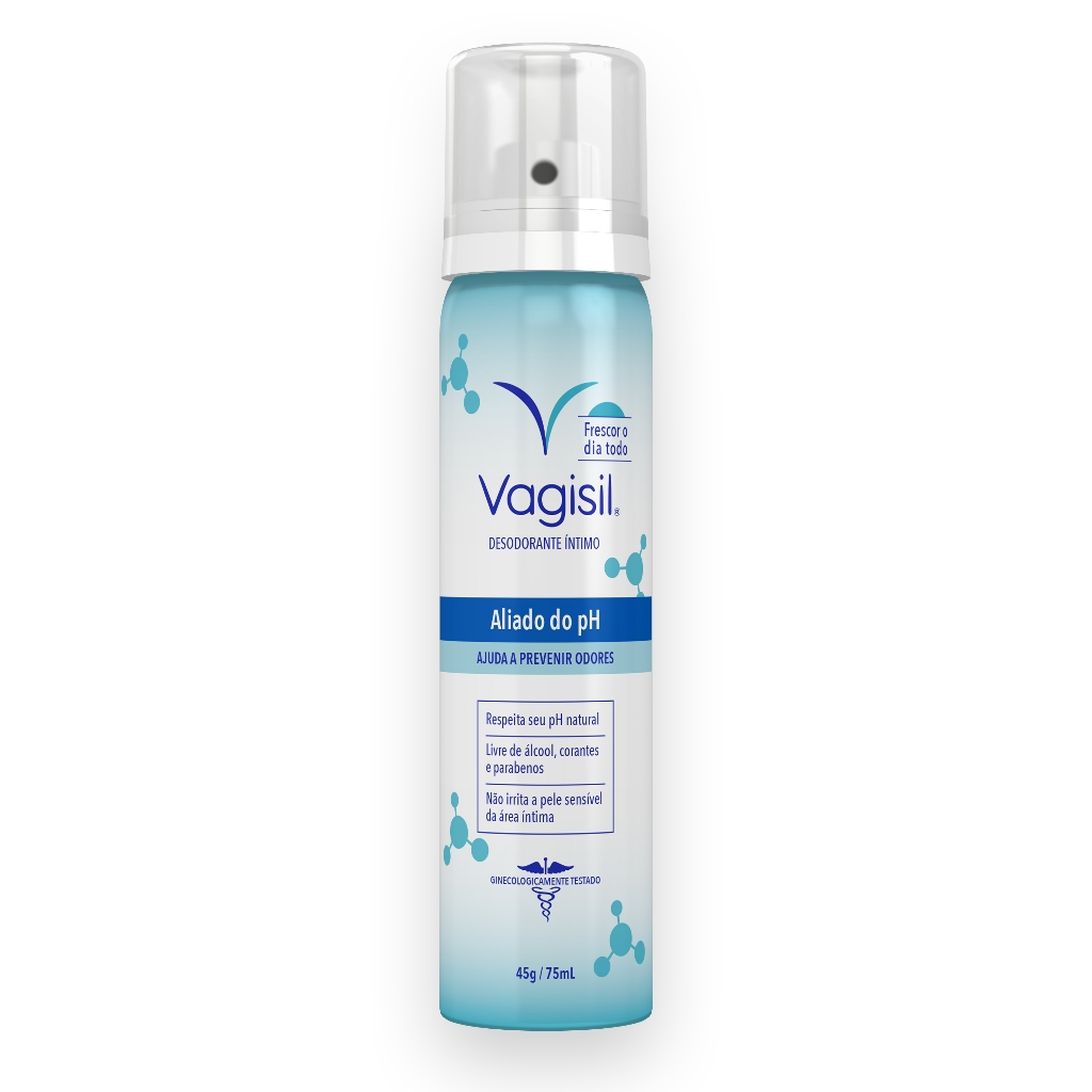 Vagisil Desodorante Íntimo PH Equilíbrio 75ml em Oferta na Shopee
