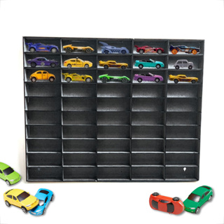 Suporte Para Carrinhos Mdf Preto Resistente 50 Unidades 1:64 em Oferta na Shopee