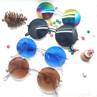 Óculos Sol Redondo Feminino Masculino Estilo Ozzy Retrô novo 2025 em Oferta na Shopee