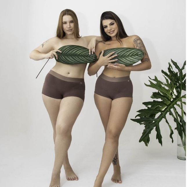 KIT C/6 CUECAS BOXER FEMININA COTTON