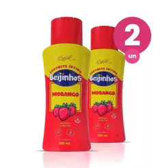 Kit 2 Sabonete Íntimo Feminino Morango Beijinhos Proteção e Frescor 200ml Belkit