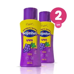 Kit 2 Sabonete Íntimo Feminino Uva Beijinhos Proteção e Frescor 200ml Belkit