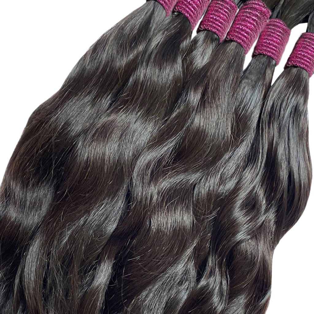 Cabelo Humano Natural Indiano Leve Ondas 45cm - 50 Gramas