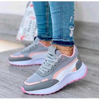 Tenis feminino anti derrapante uso prolongado caminhada treino em Oferta na Shopee