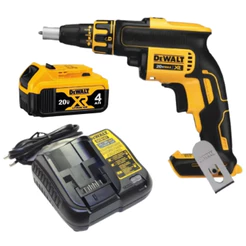 Parafusadeira Furadeira Bateria 20v 4ah Dewalt Dcf620 Cor Amarelo 110v/220v