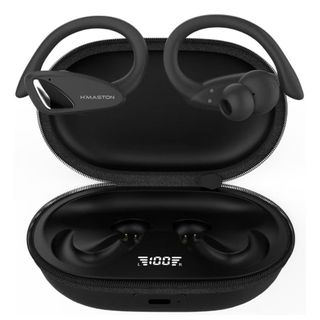 H'maston Fone De Ouvido Sem Fio Tws Com Luz Led 15h Rs-53 fone sem fio bluetooth original