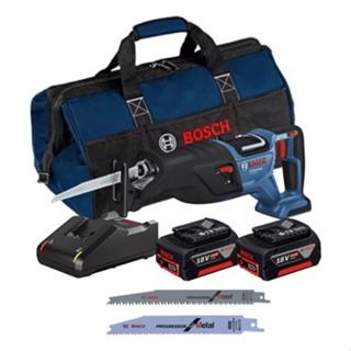 Serra Sabre Bosch 18V GSA 185-LI Com 2 Baterias 4Ah Carregador e Bolsa Profissional Original em Oferta na Shopee