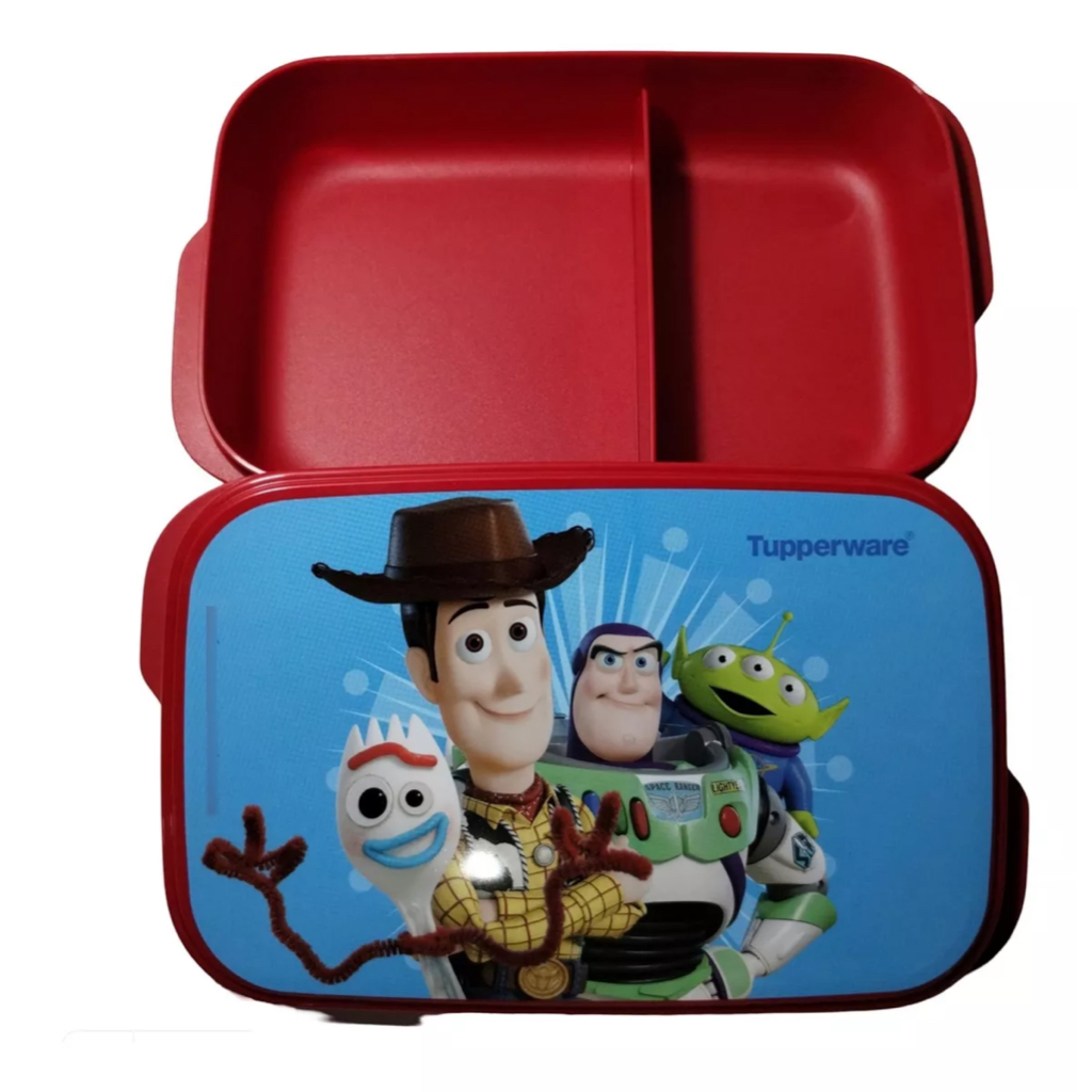 Basic Line Slim com Divisória 590ml Infantil Toy Story Disney Tupperware® Importada