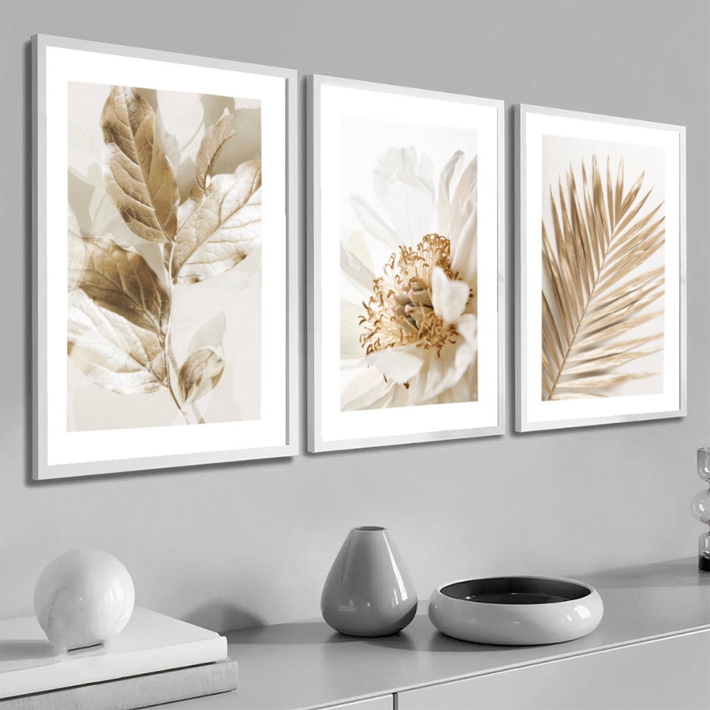 Quadro Decorativo Moldura e Vidro Decoração Sala Quarto Casal Luxo Moderno Grande — imagem 2 de 2