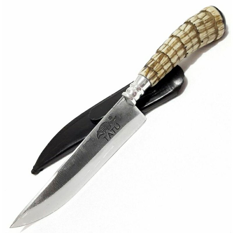 Faca Artesanal Tatu 5'' Disco De Arado/ Cabo Rabo Tatu