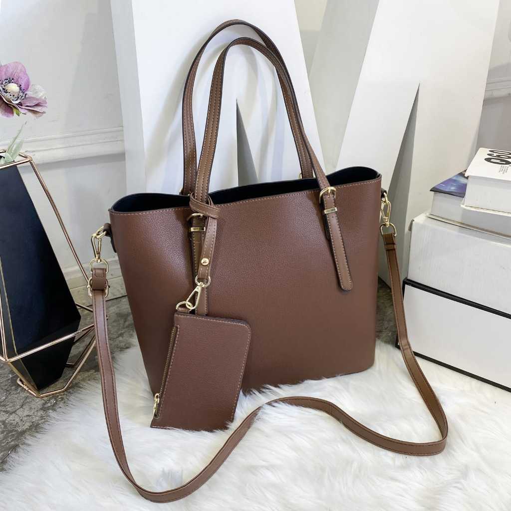 BOLSA GRANDE MODERNA OMBRO E TRANSVERSAL COD-522 em Oferta na Shopee