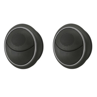 PAR DIFUSORES DE AR CENTRAL/LATERAL L.D./L.E. NOVO PALIO/DOBLÔ - GRAFITE COM ARO PRATA SEM COPO em Oferta na Shopee