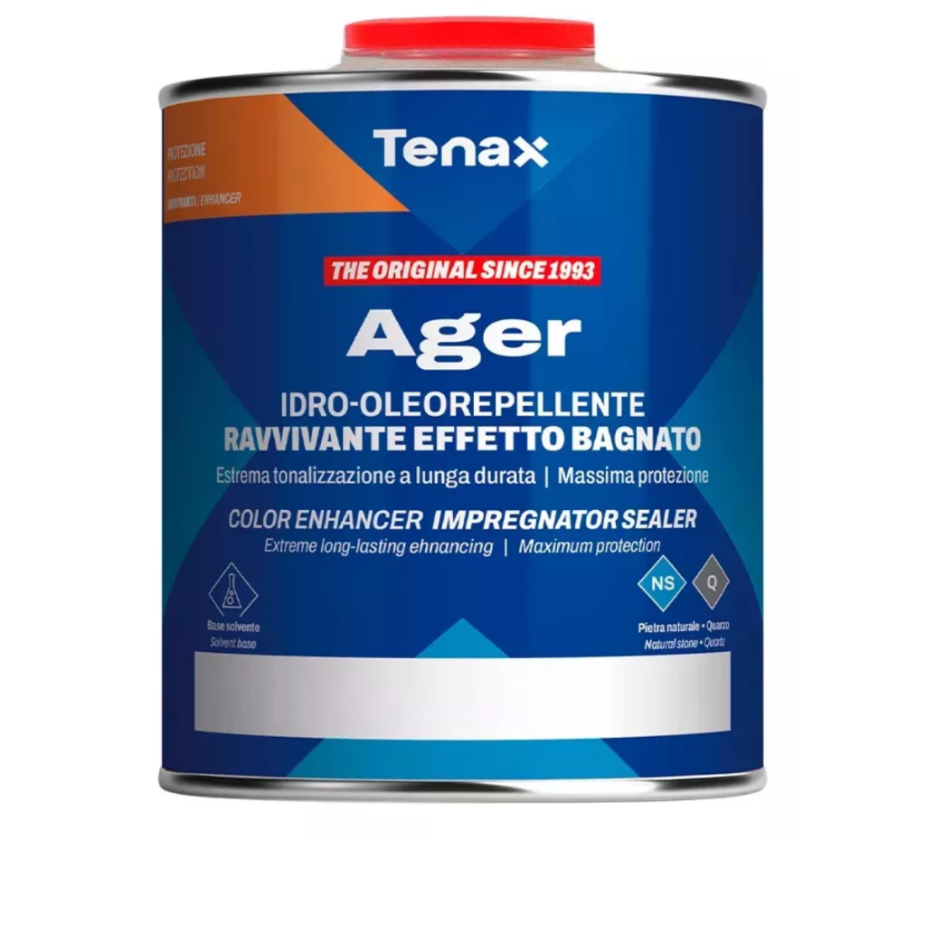 Ager Renovador Restaurar Brilho Cor Mármore Granito Tenax 1l
