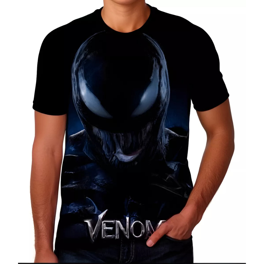 Camiseta Camisa Venom Filme Personagem Cinema Série Cine