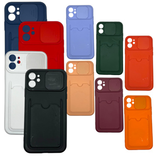 Capinha Capa com Porta Cartão Iphone 11 CPCIP11 Case Protetora Pratica Segura Diversas Cores Estilosa em Oferta na Shopee