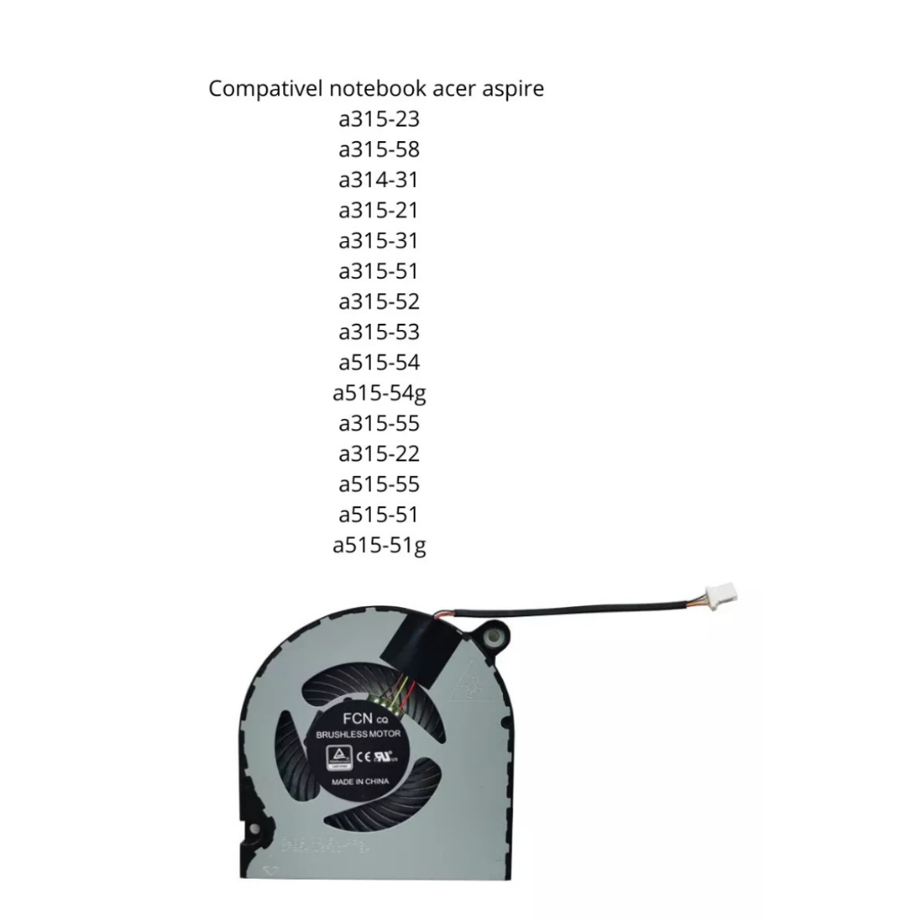Cooler Ventoinha Para Acer Aspire A315-54 A315-56 A315-33
