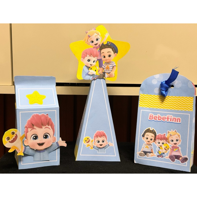 10 LEMBRANÇINHAS CAIXINHAS PARA DOCES E GULOSEIMAS ANIVERSÁRIO TEMA BEBE FINN