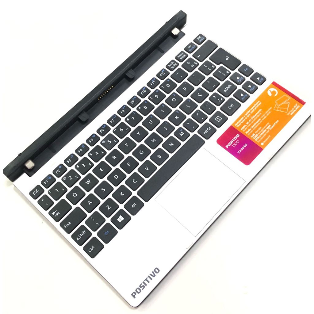 TECLADO NETBOOK CCE POSITIVO DUO ZX3020 / ZX3015 - BRANCO