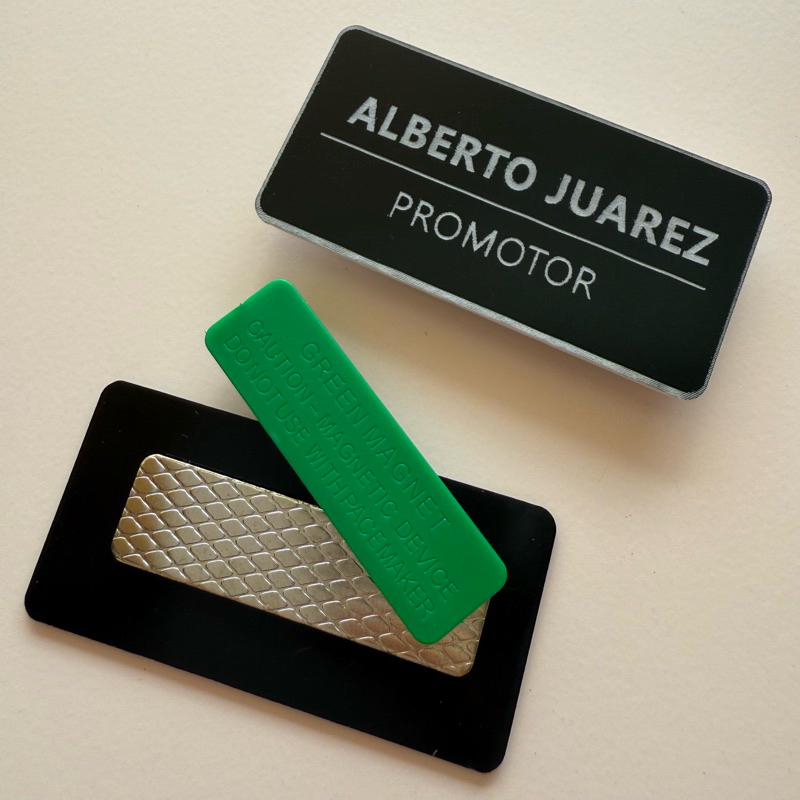 Botton Broche crachá Magnético Personalizado escovado beleza studio clinica organização consultório