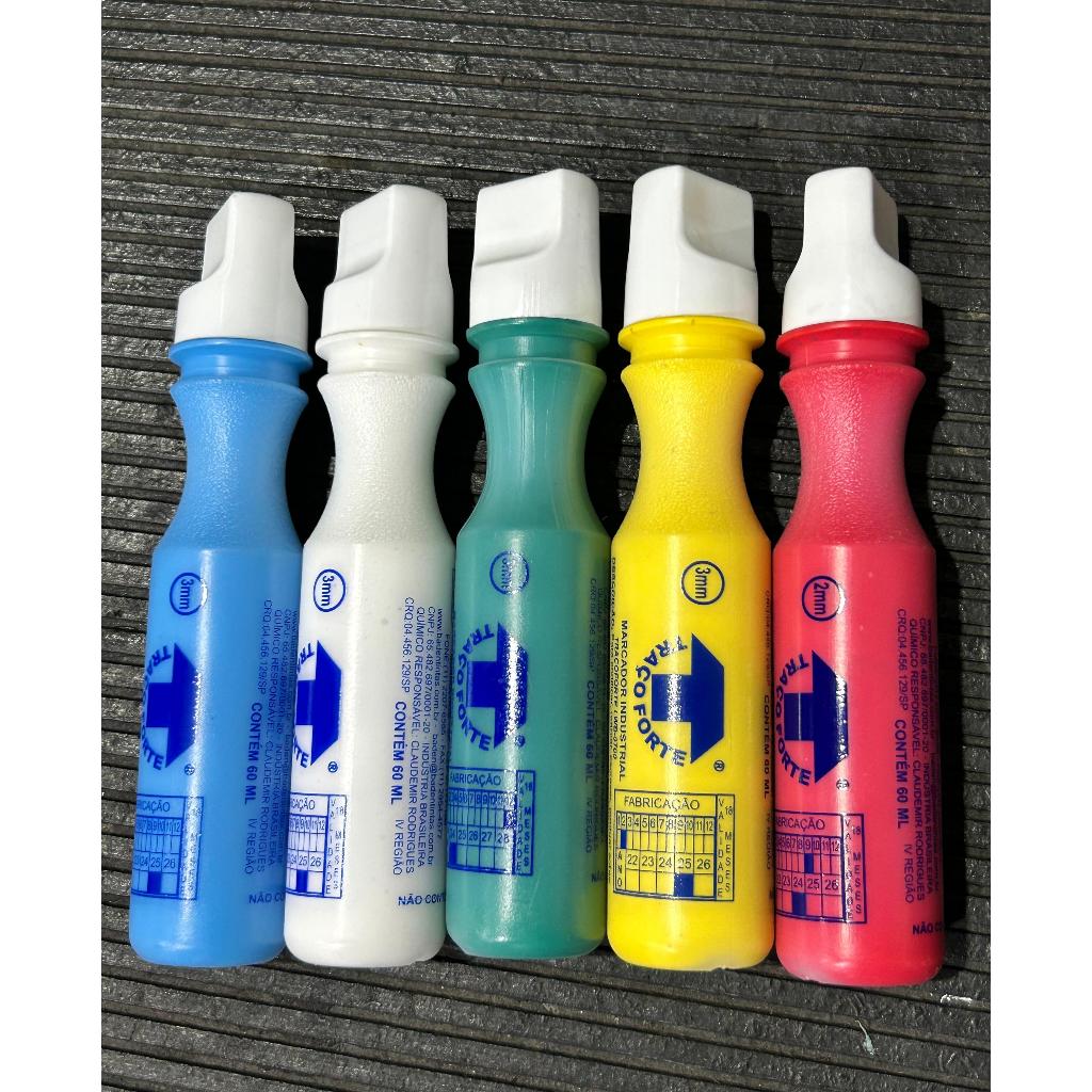 Marcador Tinta Industrial Bico 3mm 60ml Traço Forte Baden - Diversas Cores Automotiva Oficina em Oferta na Shopee