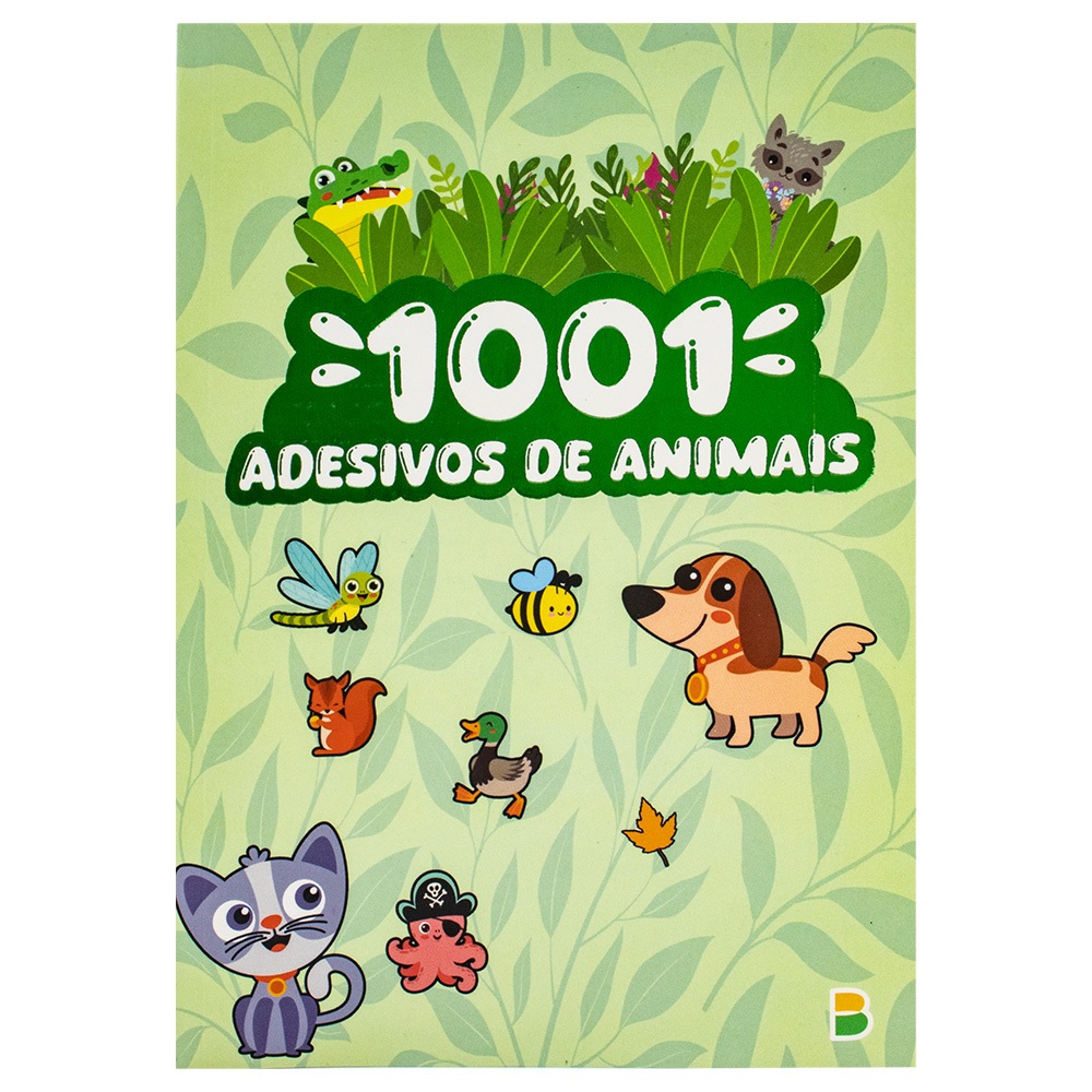 Livro 1001 adesivos fofos todolivro