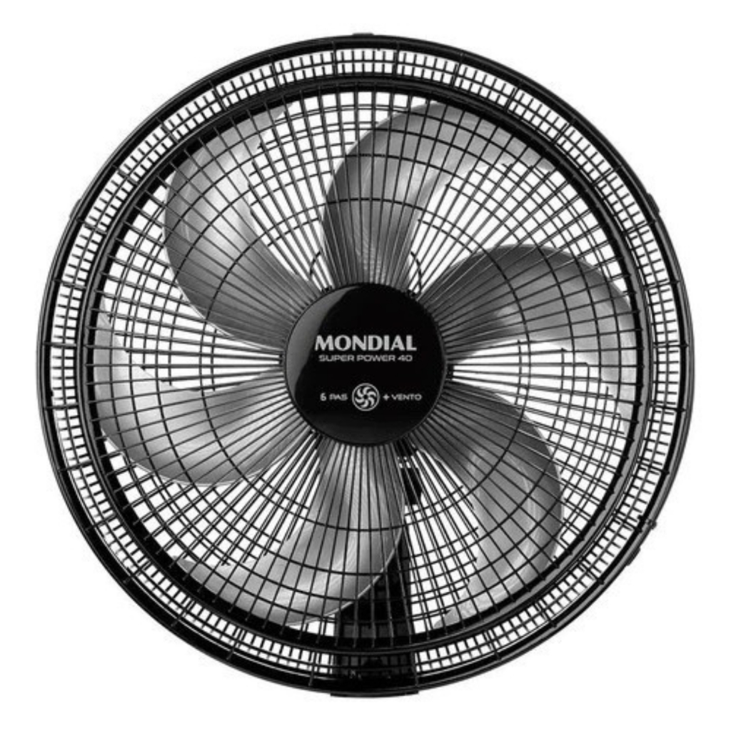 Ventilador 40cm Mondial 80W 127V Super Power 6 Pás