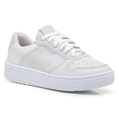 Tênis Feminino Sapato Casual Básico Branco Confortável Leve Antiderrapante Moda Promoção