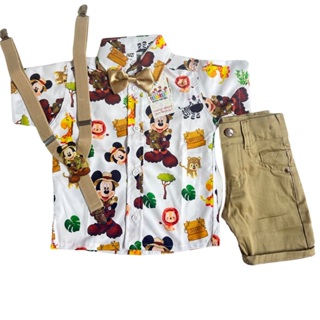 CONJUNTO MICKEY SAFARI MOD 2 SUPER LUXO FESTA ANIVERSARIO FOTOGRAFIA SOCIAL. em Oferta na Shopee