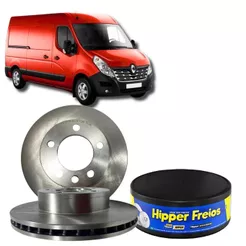 Par Disco Freio Ventilado Renault Master 2012 Á 2020