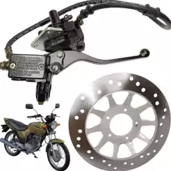 Sistema de Freio Completo Cg Titan 125 Esd 2000 2001 2002 2003 2004