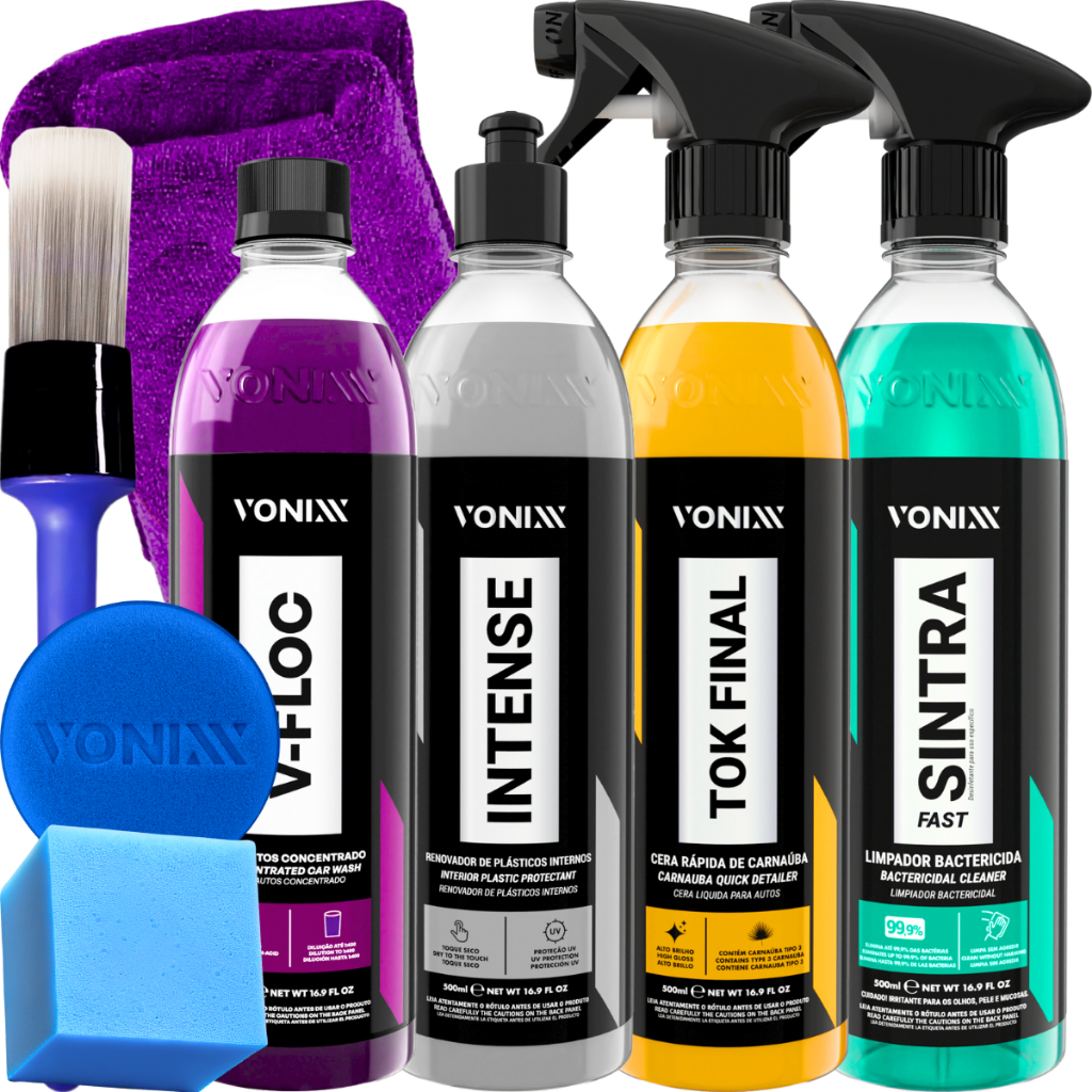 Kit Shampoo V-Floc Cera Tok Final Sintra Fast Intense Vonixx - Spare Parts and Accessories for Vehicles