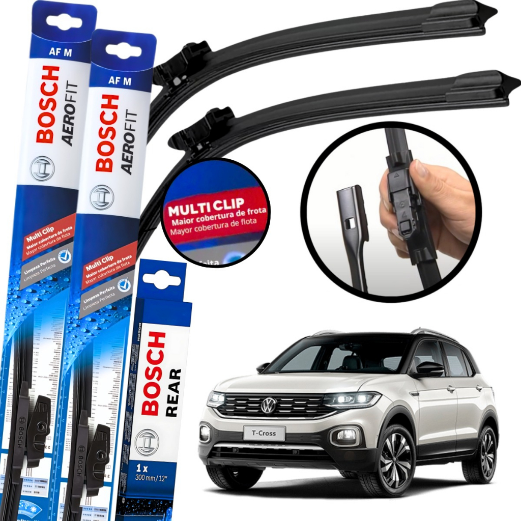 Kit Palheta Limpador Parabrisa Multiclip T-Cross 2019 À 2025 - Spare Parts and Accessories for Vehicles