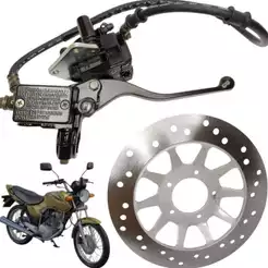 Sistema de Freio Titan 125 Esd 2000 até 2004 Completo Kit