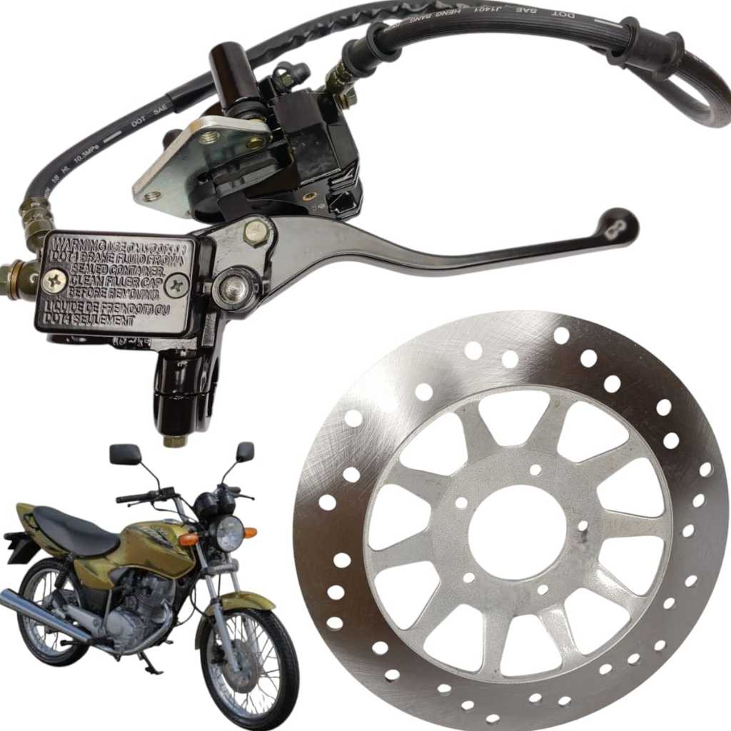 Sistema de Freio Completo Cg 125 Titan Esd 2000 2001 2002 2003 2004 Kit