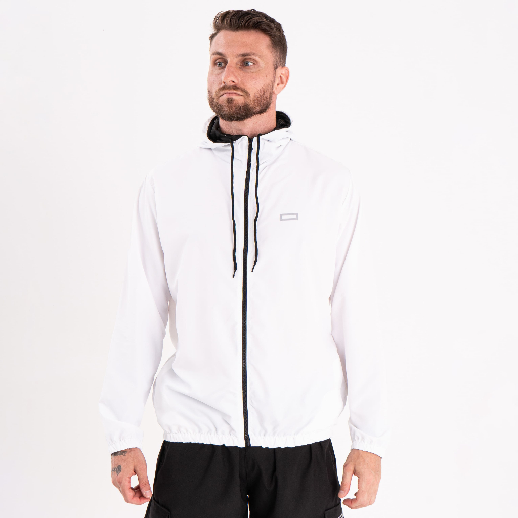 Jaqueta Corta Vento Masculina Semi Forrada Impermeável