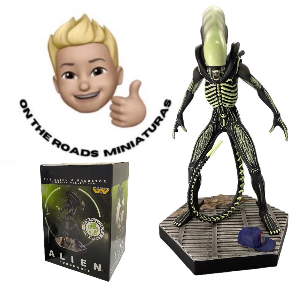 Coleção Alien & Predator: Mega Alien Xenomorph - Edição Especial Brilha no Escuro