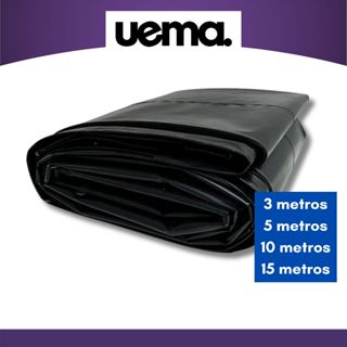 Lona Plástica PEBD Média Grossa Preta 4 Metros de Largura Proteção Piso Reforma Obra Pintura em Oferta na Shopee