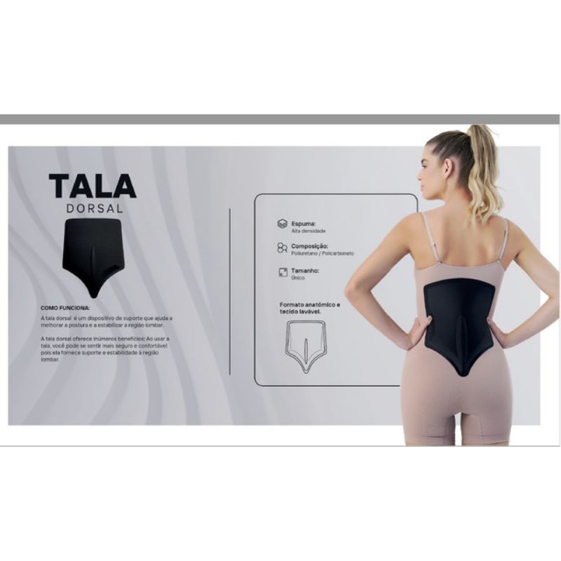 Kit de Talas ( 1 Par Lateral + Tala Abdominal + Tala Dorsal