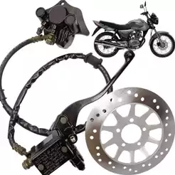 Kit Sistema de Freio a Disco Cg Titan 150 Esd 2004 2005 2006 2007 2008