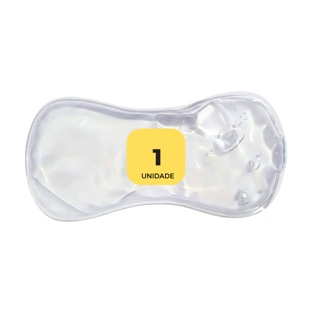 Gelo em Gel em Formato de Absorvente Transparente 15cm x 7cm Frio/ Quente (01 unidade) em Oferta na Shopee