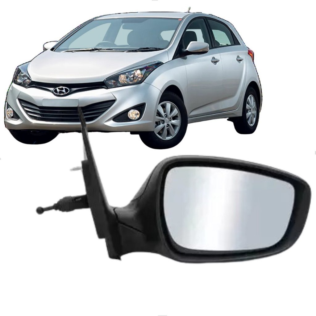 Retrovisor Hb20 Lado Esquerdo Com Controle 2012 2013 A 2018 em Oferta na Shopee
