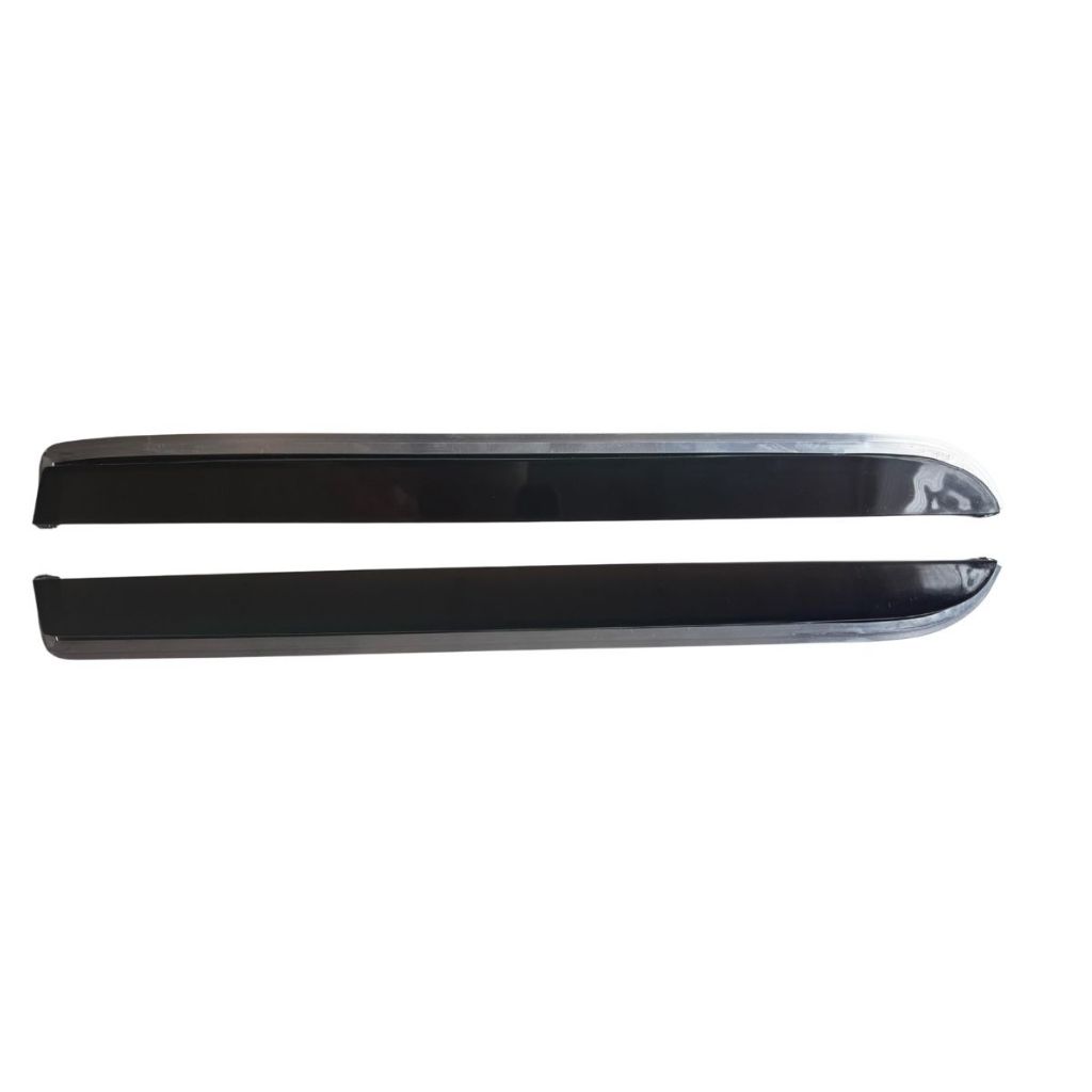 Calha De Chuva Caminhão A10 / C10 / D10 Acrílico Fumê - Com Friso em Oferta na Shopee